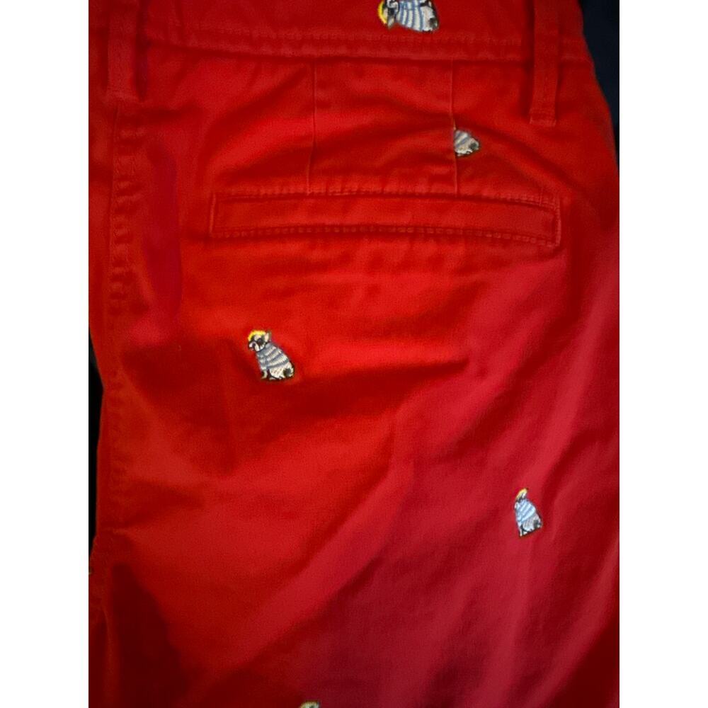 Talbots relaxed chino in FRENCHIE CRITTER print Size 4 - Picture 5 of 7